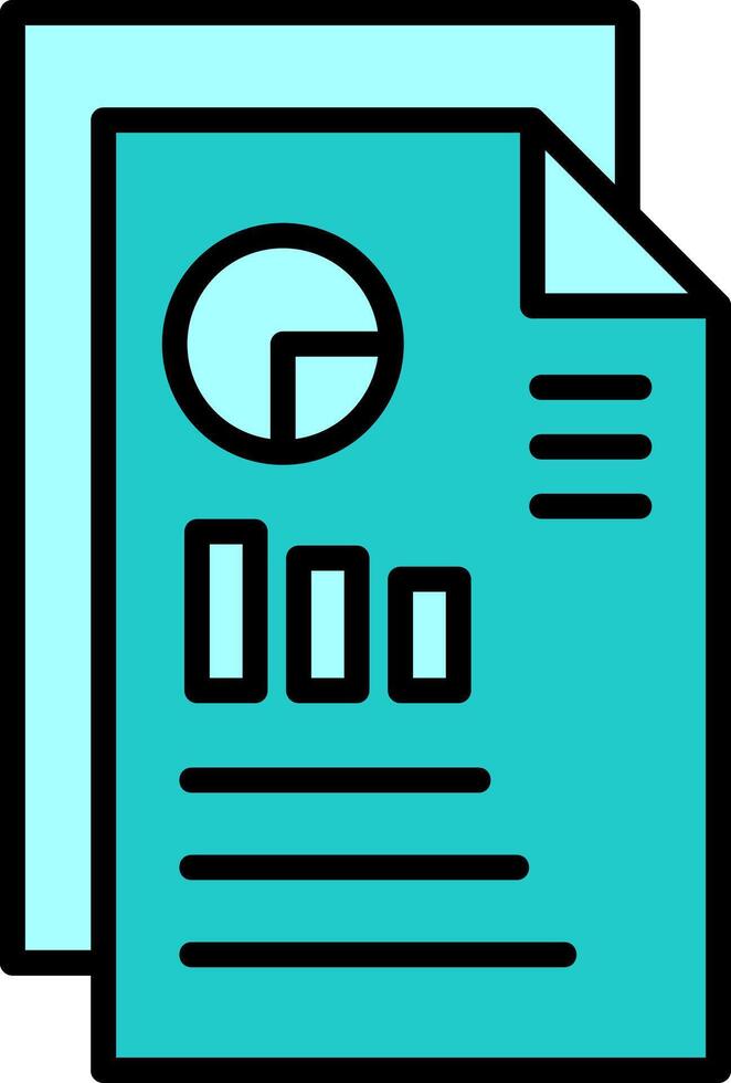 Work Report Vector Icon