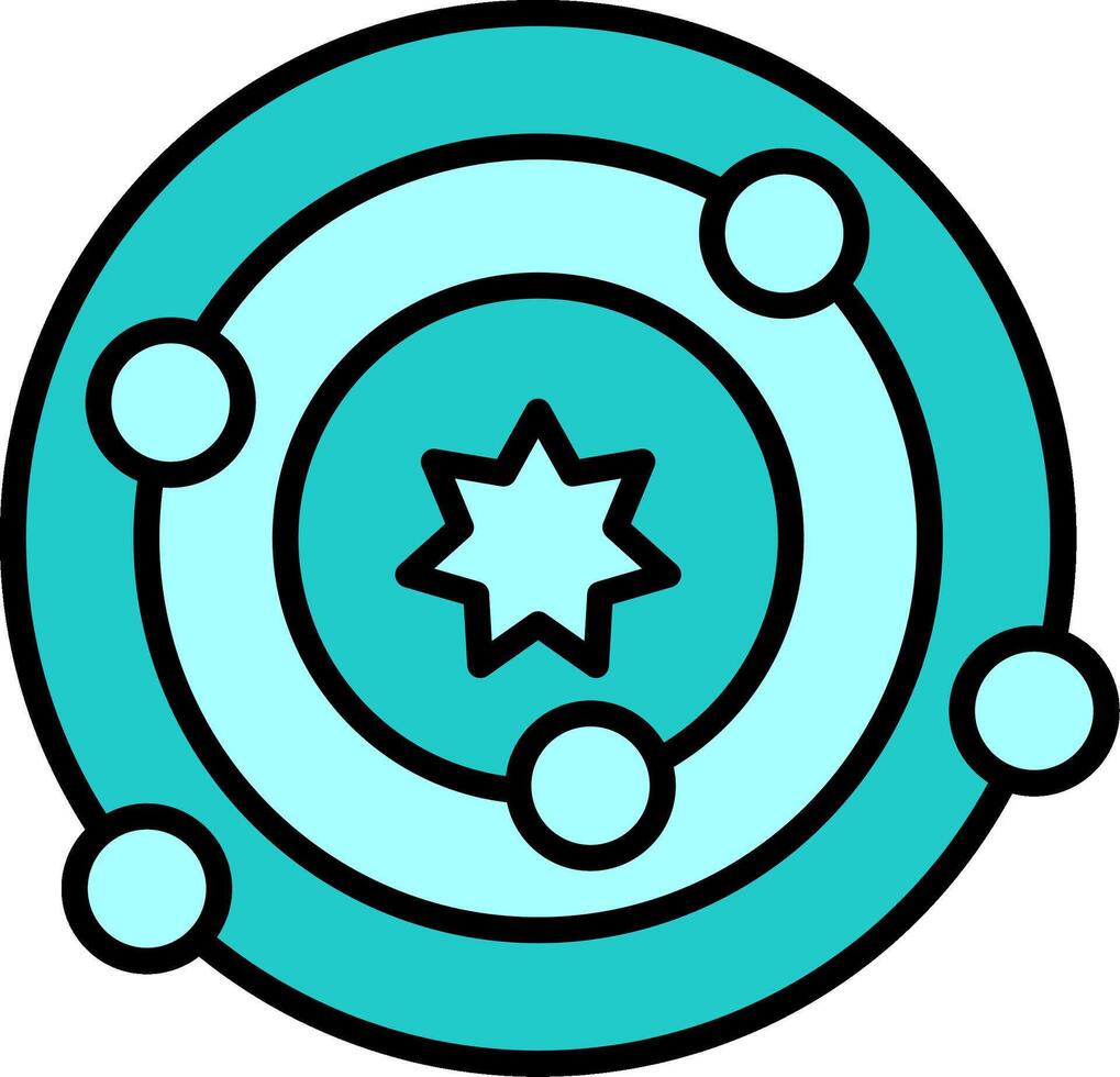 Solar System Vector Icon