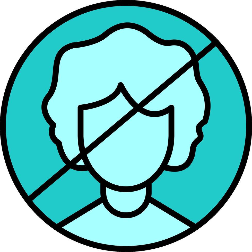 Person Not Allowed Vector Icon