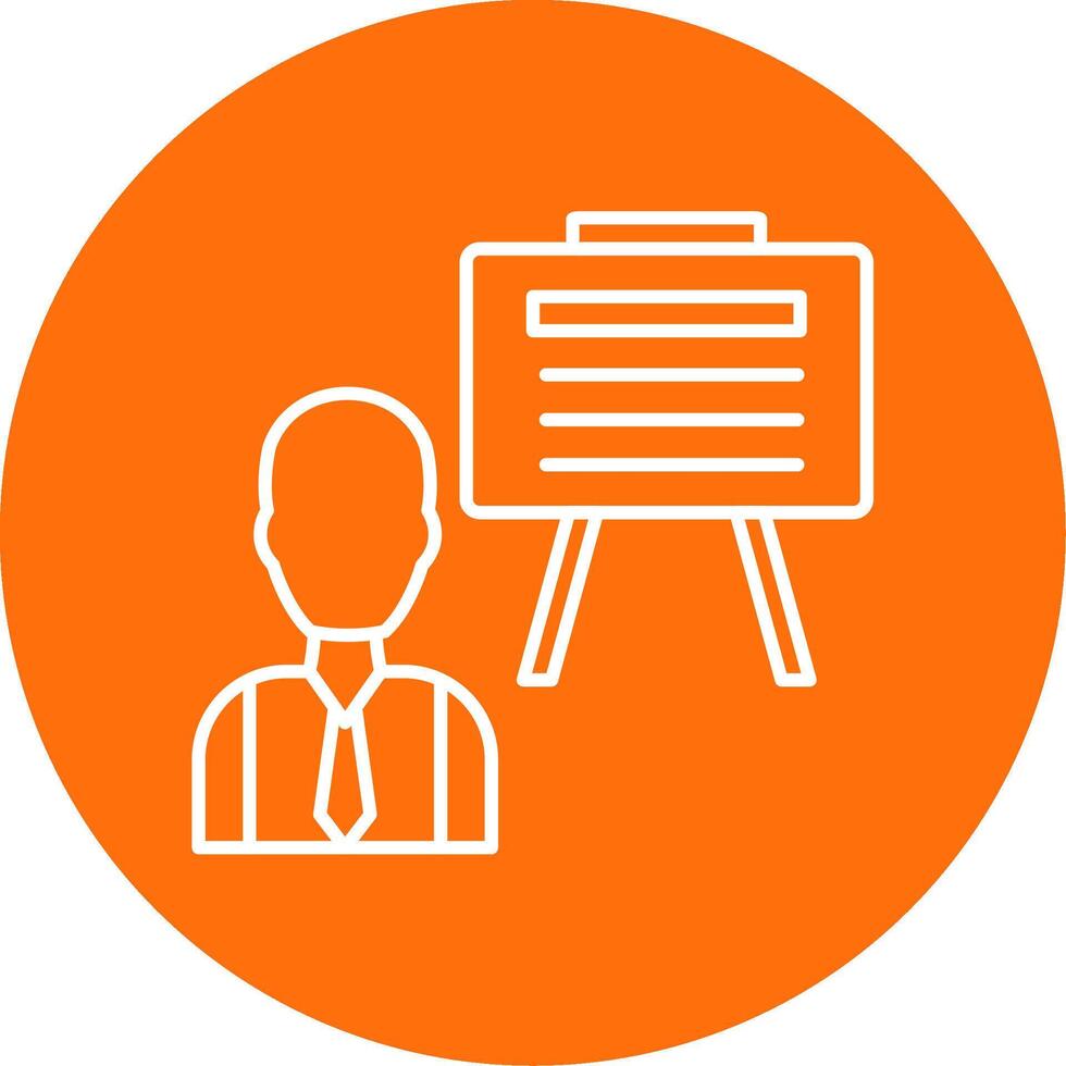 Board Line Circle color Icon vector