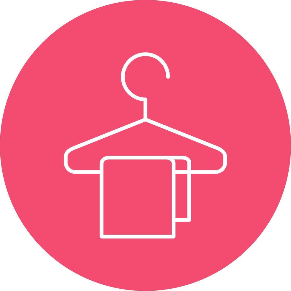 Changing Room Line Circle color Icon vector