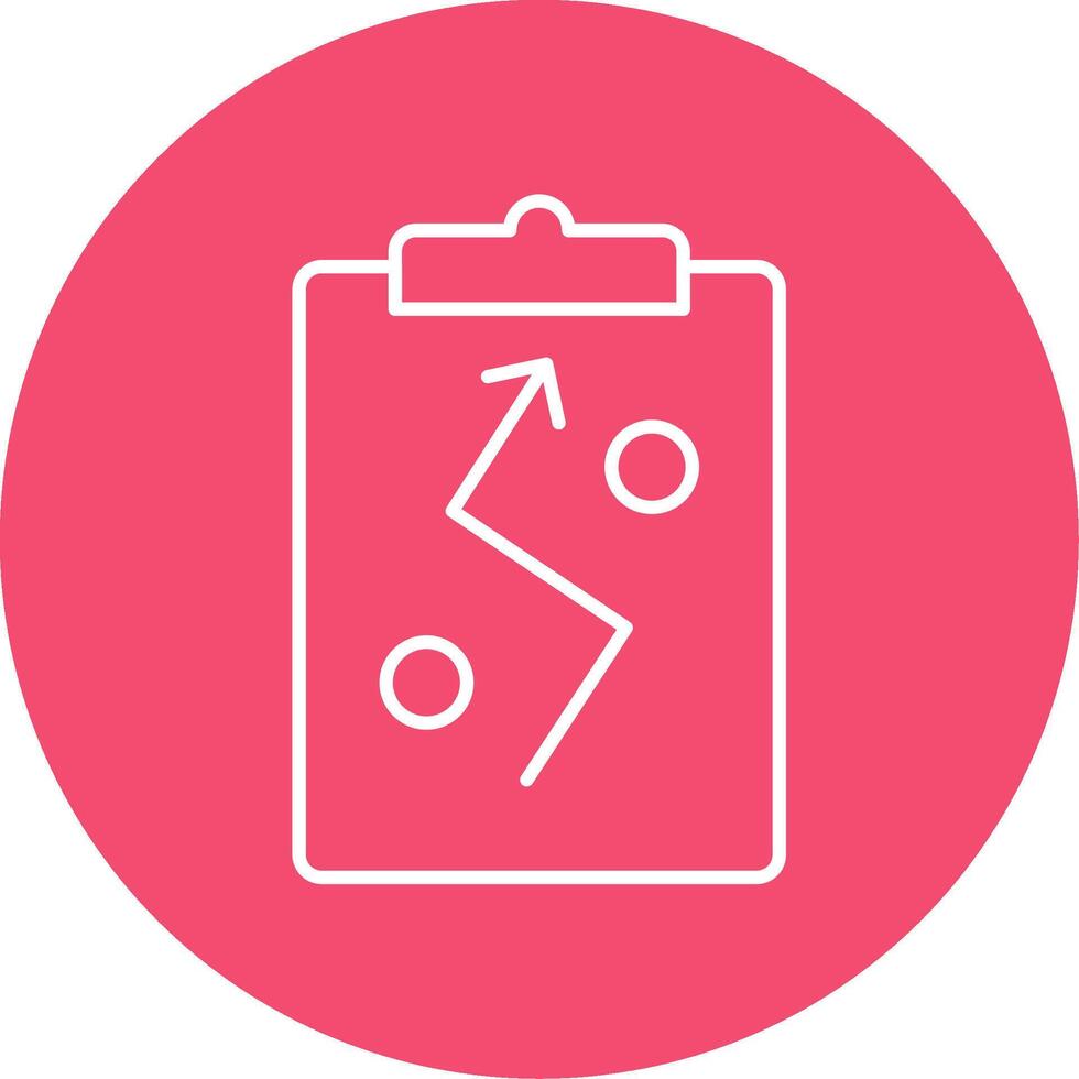 Strategy Line Circle color Icon vector