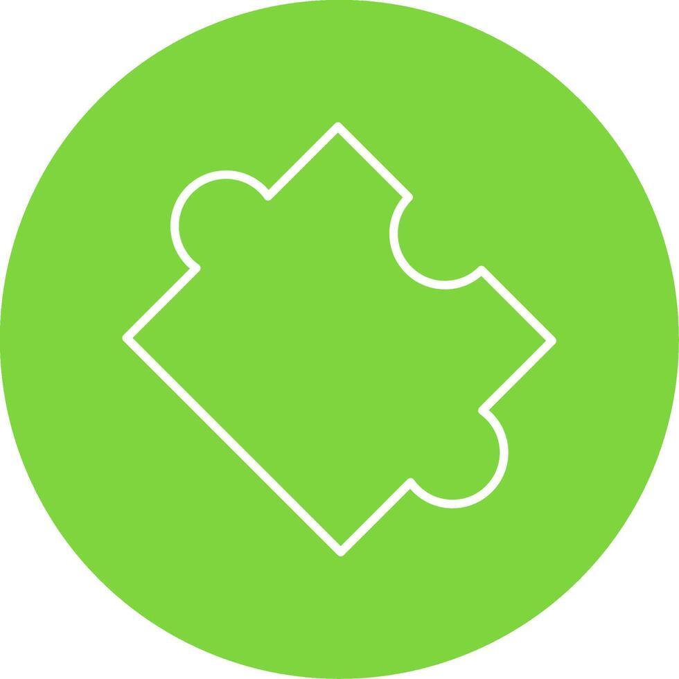 Puzzle Line Circle color Icon vector