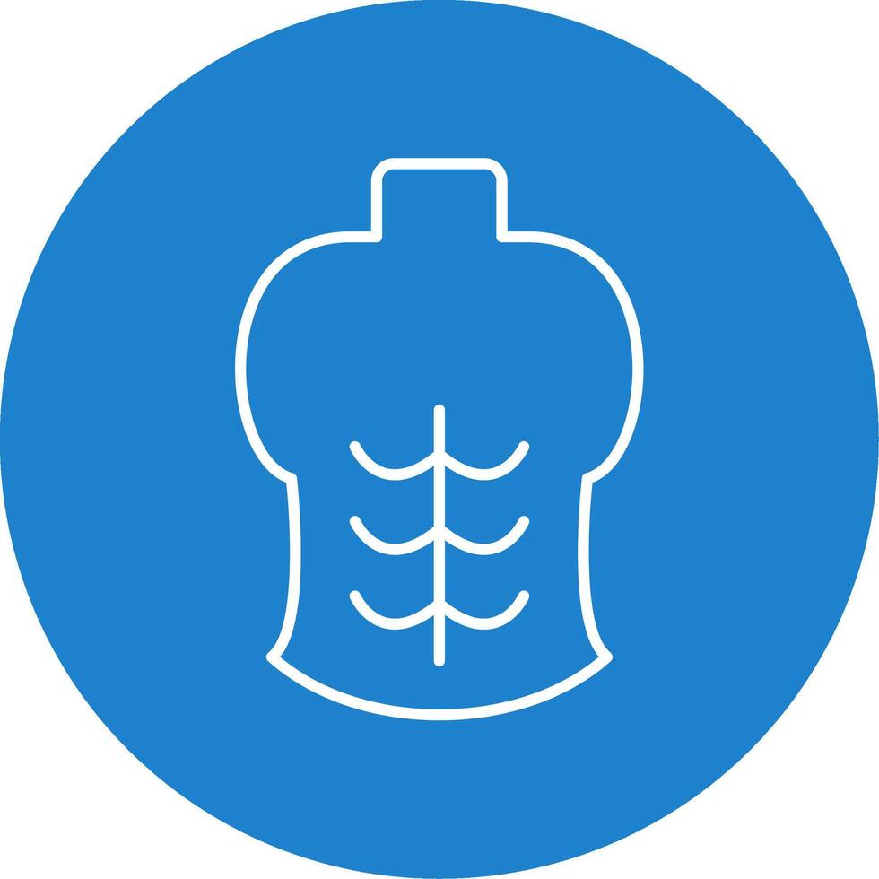 Abs Line Circle color Icon vector
