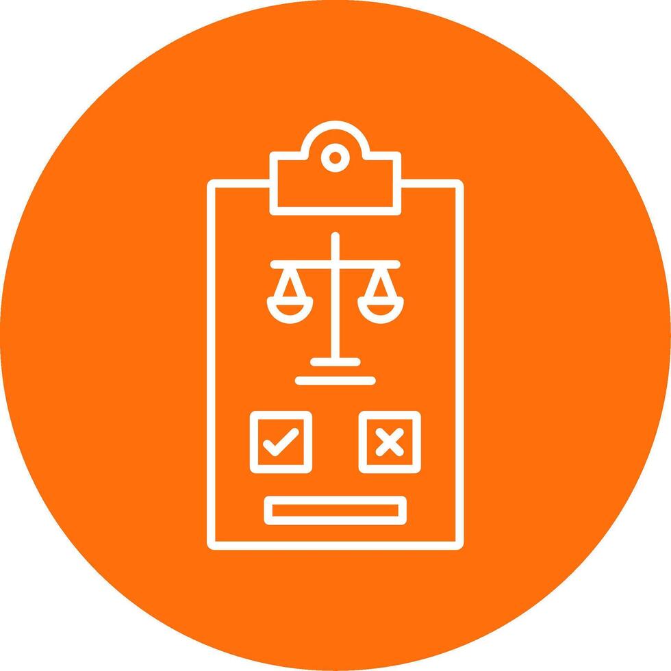 Regulation Line Circle color Icon vector