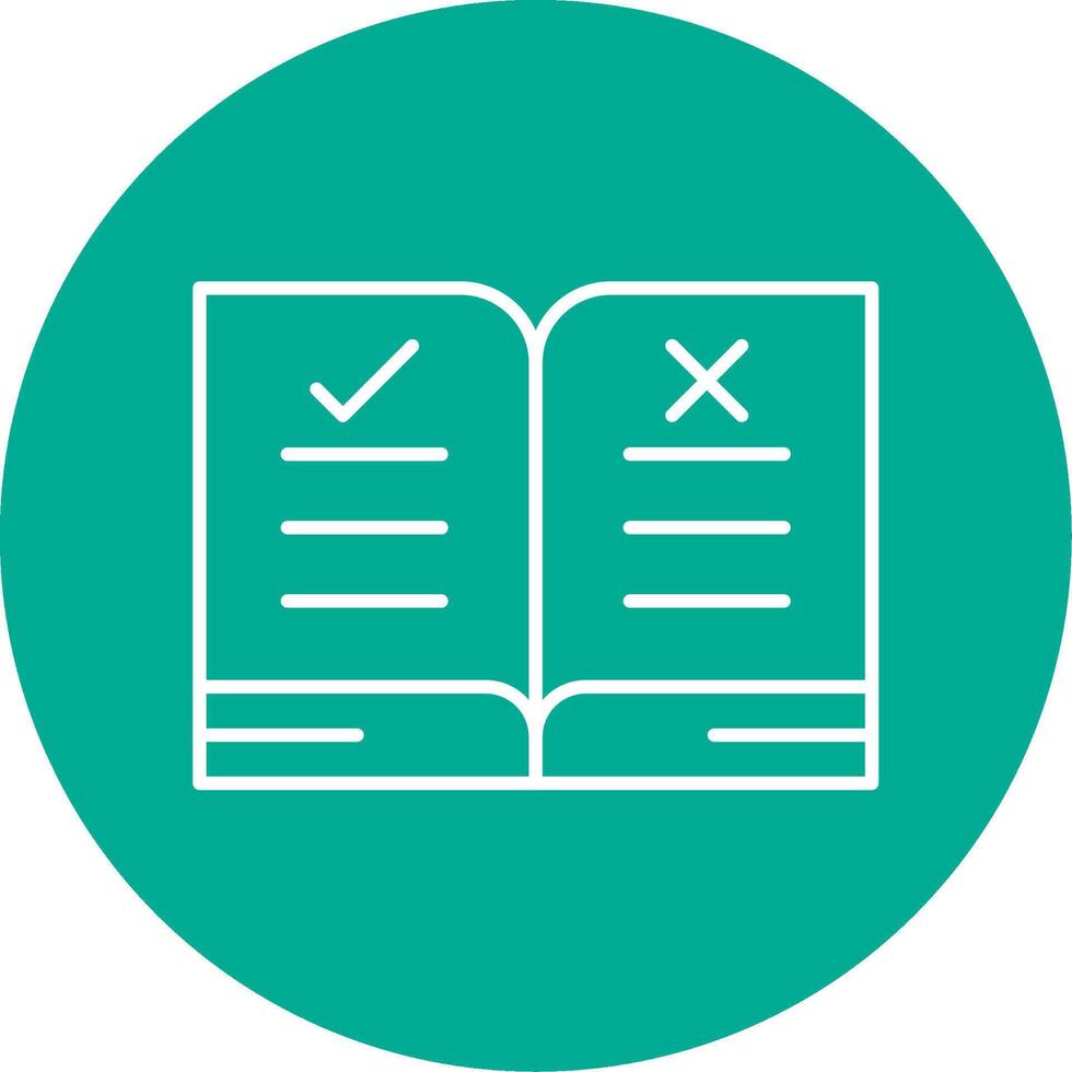 Guidelines Line Circle color Icon vector