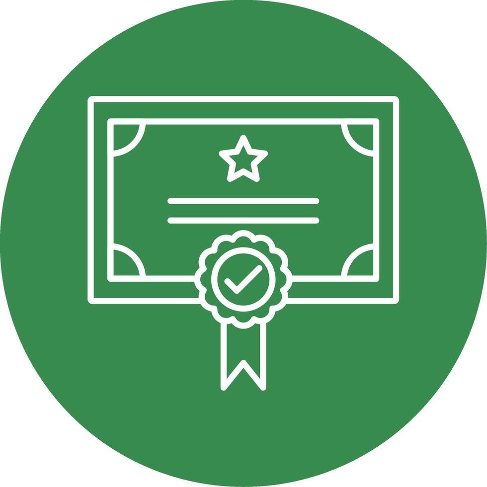 Qualify Line Circle color Icon vector