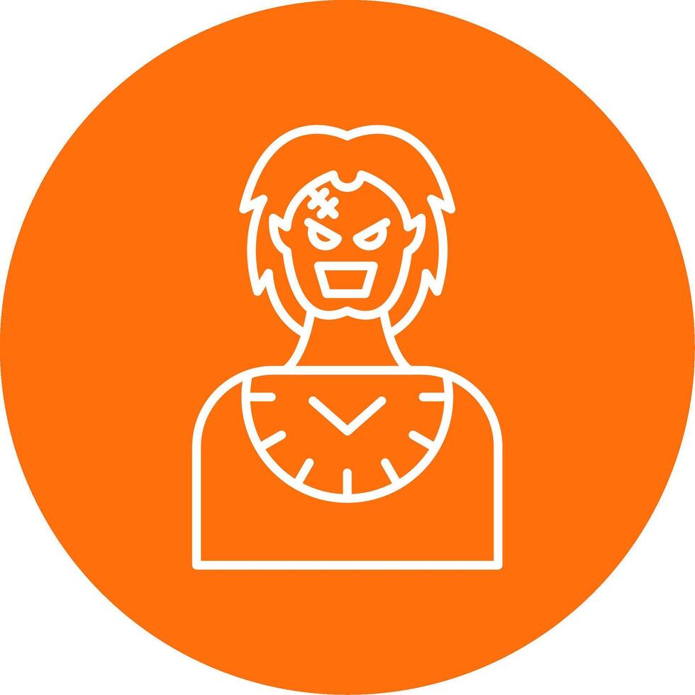 Baron Line Circle color Icon vector