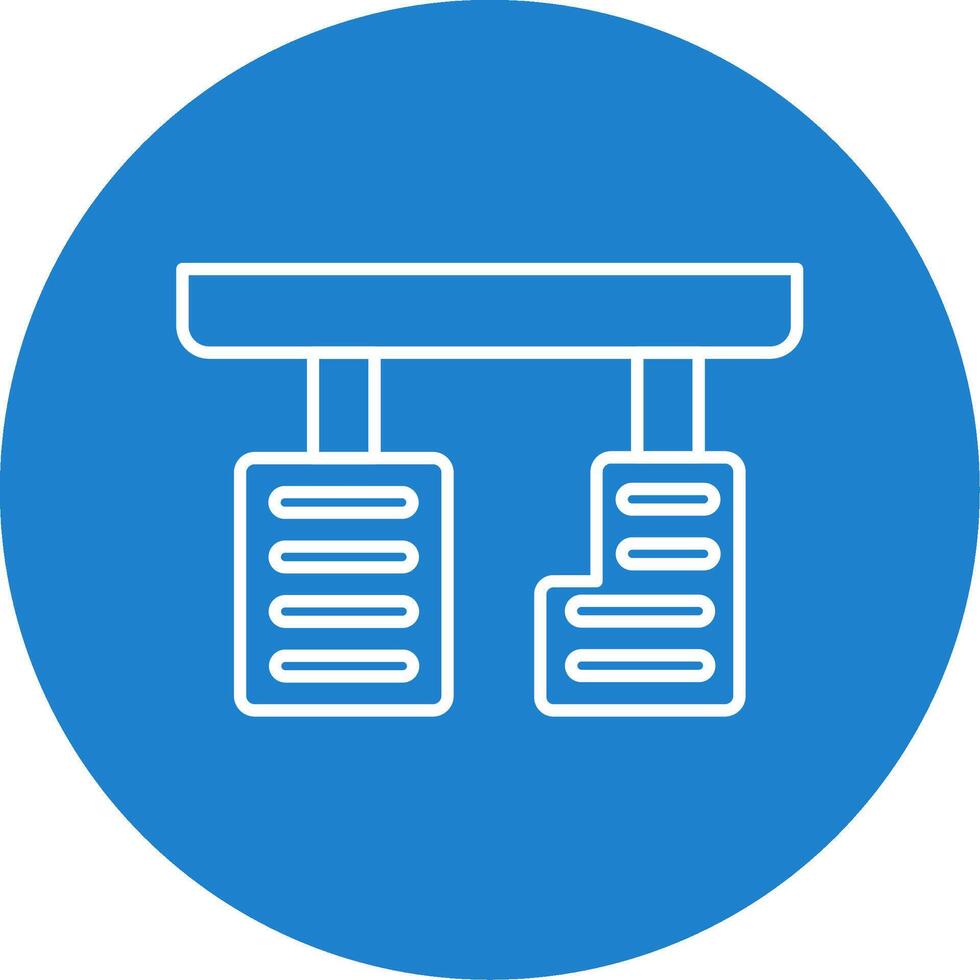Pedals Line Circle color Icon vector
