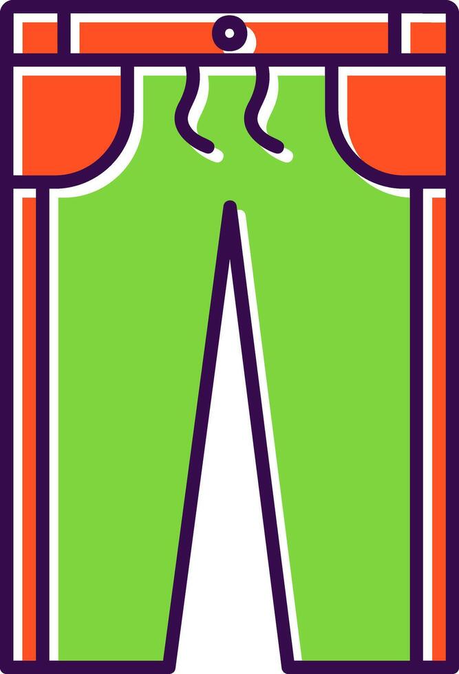 Jogger Filled Icon vector