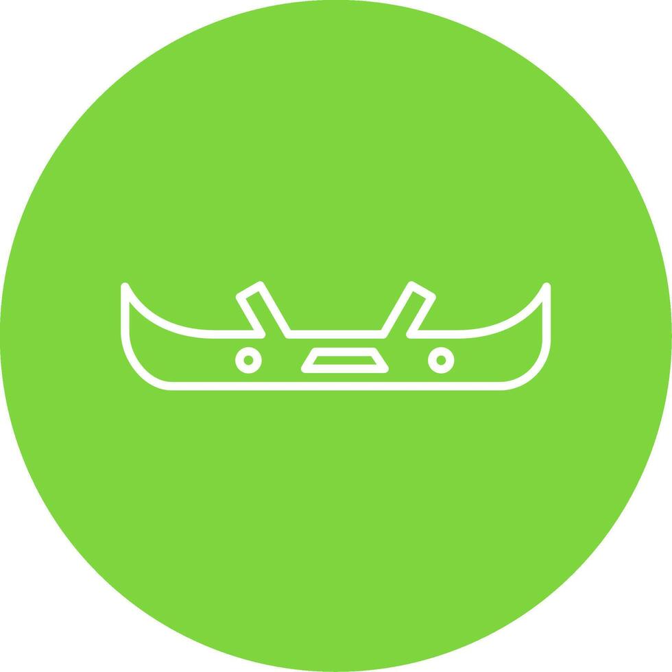 Bumper Line Circle color Icon vector
