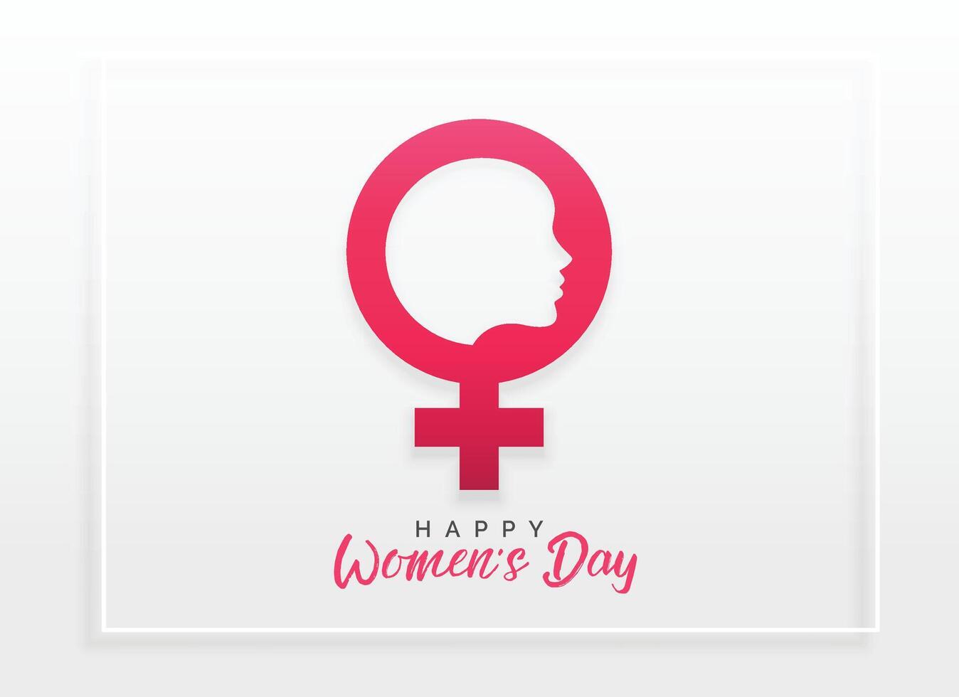 happy women's day celebration concept design background vector