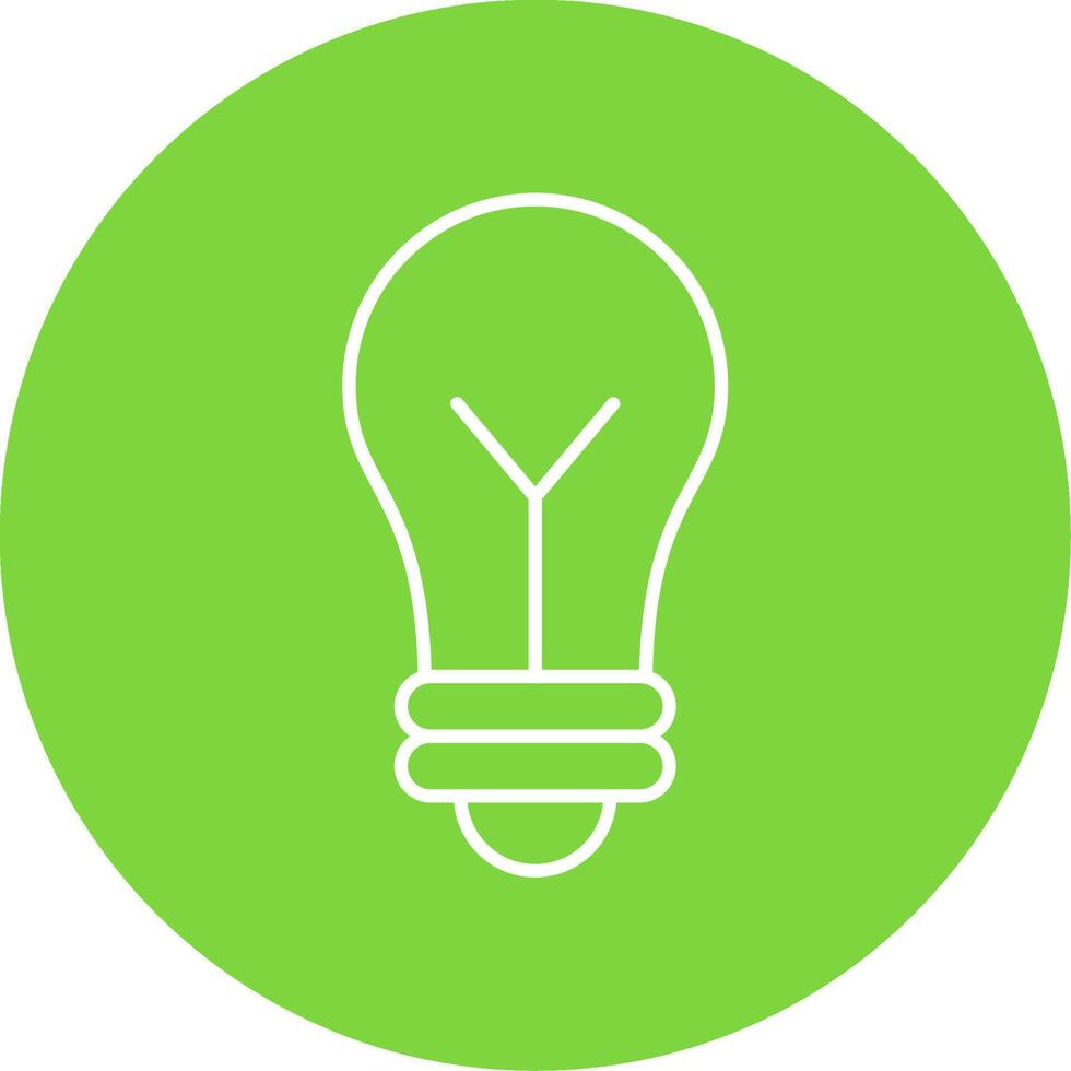 Idea Line Circle color Icon vector