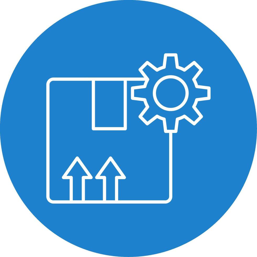 Production Line Circle color Icon vector