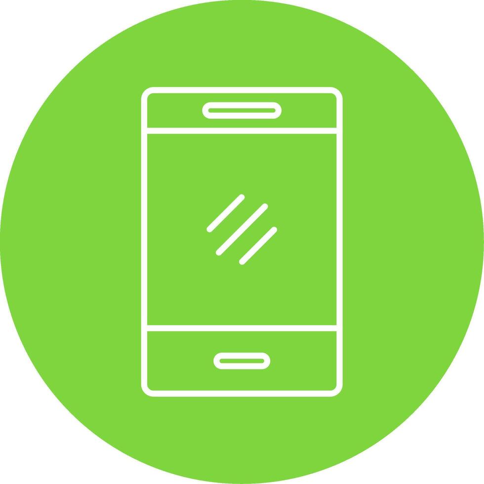 Smartphone Line Circle color Icon vector