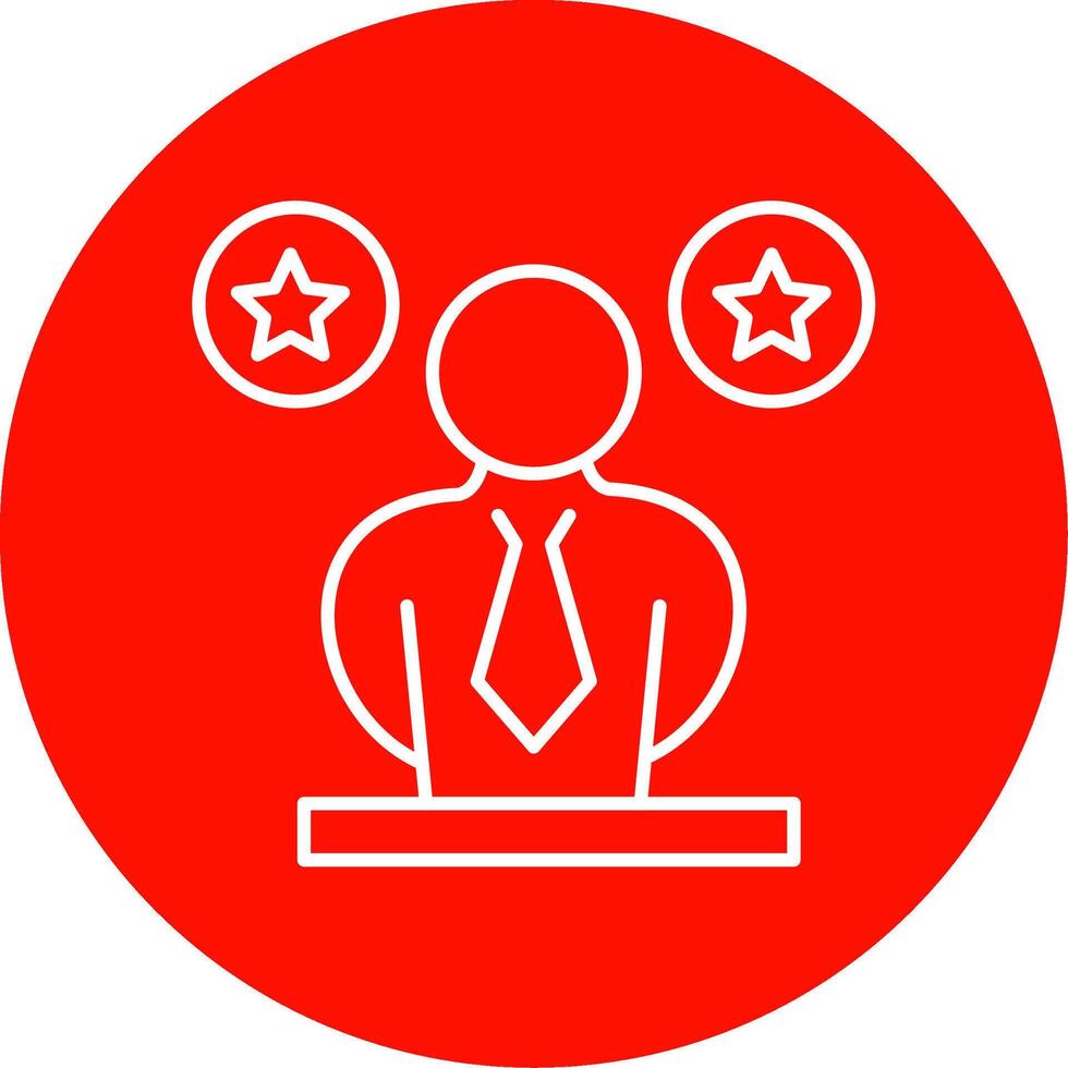 Leader Line Circle color Icon vector