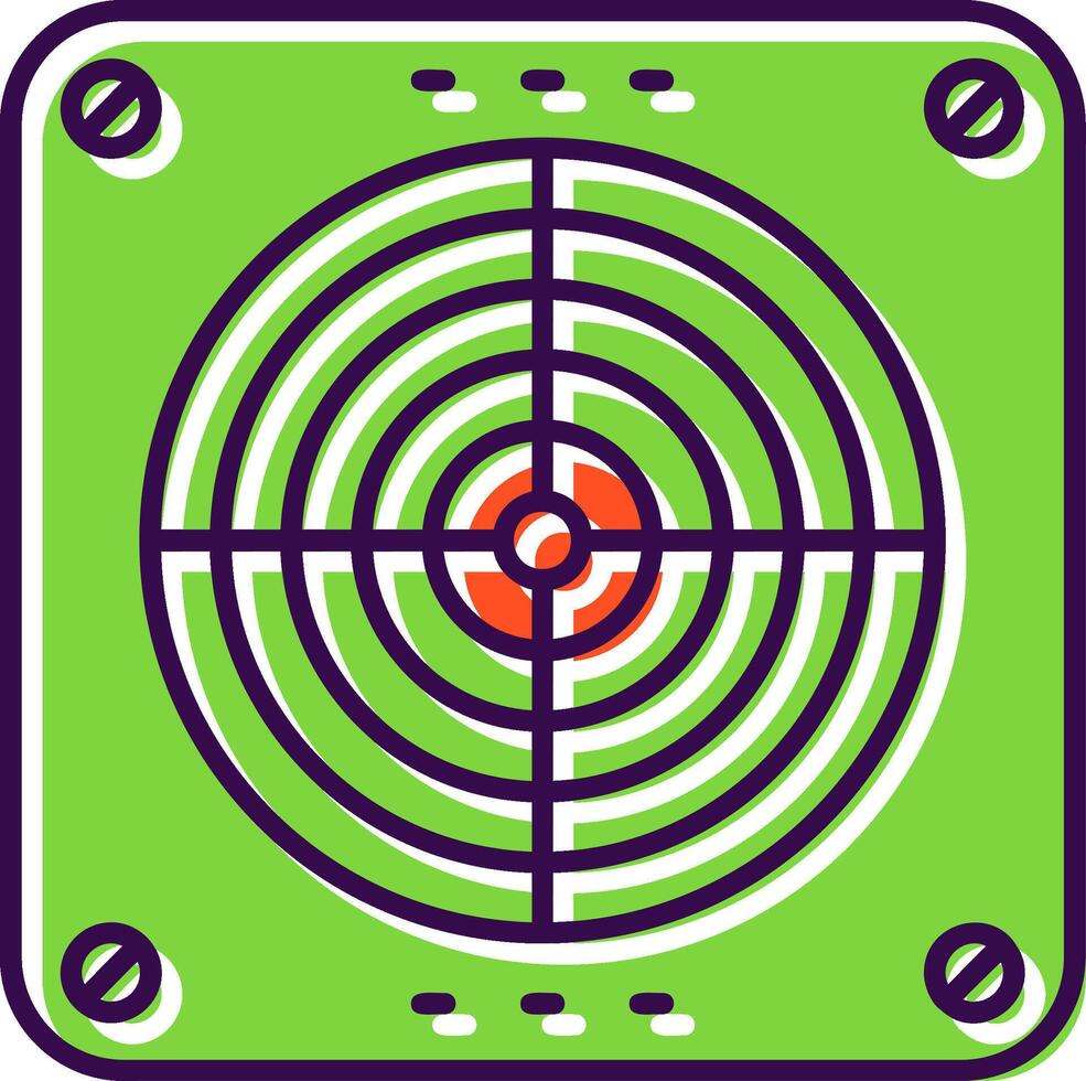 Extractor Filled Icon vector
