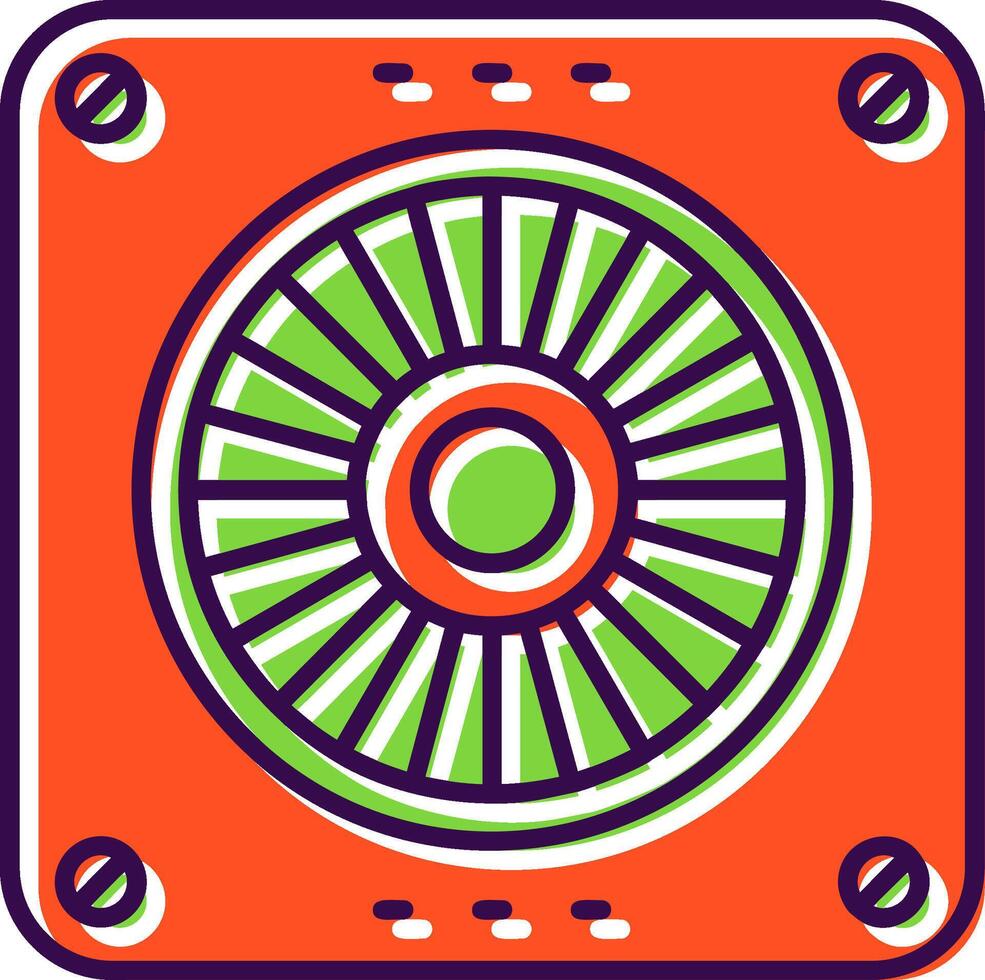 Extractor Filled Icon vector