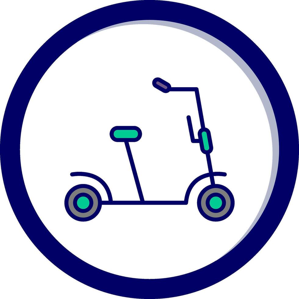 Kick Scooter Vector Icon