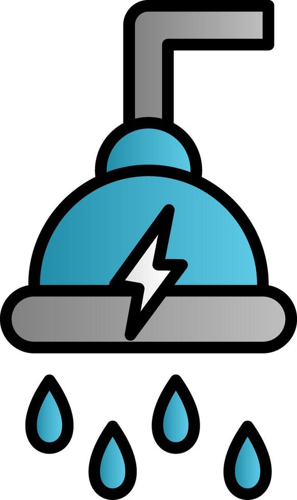 Power Shower Vector Icon