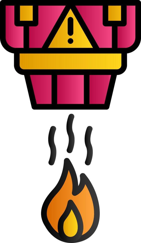 Smoke Detector Vector Icon