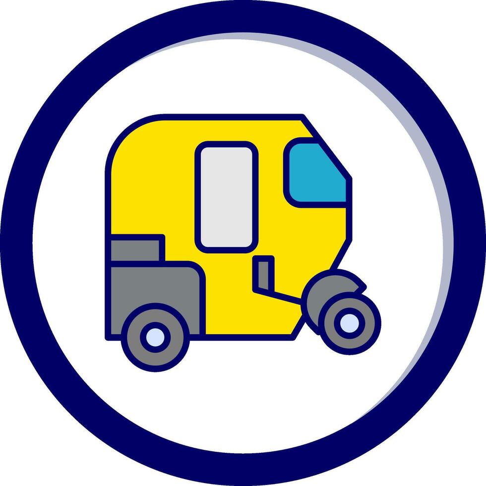 Tuk Tuk Vector Icon