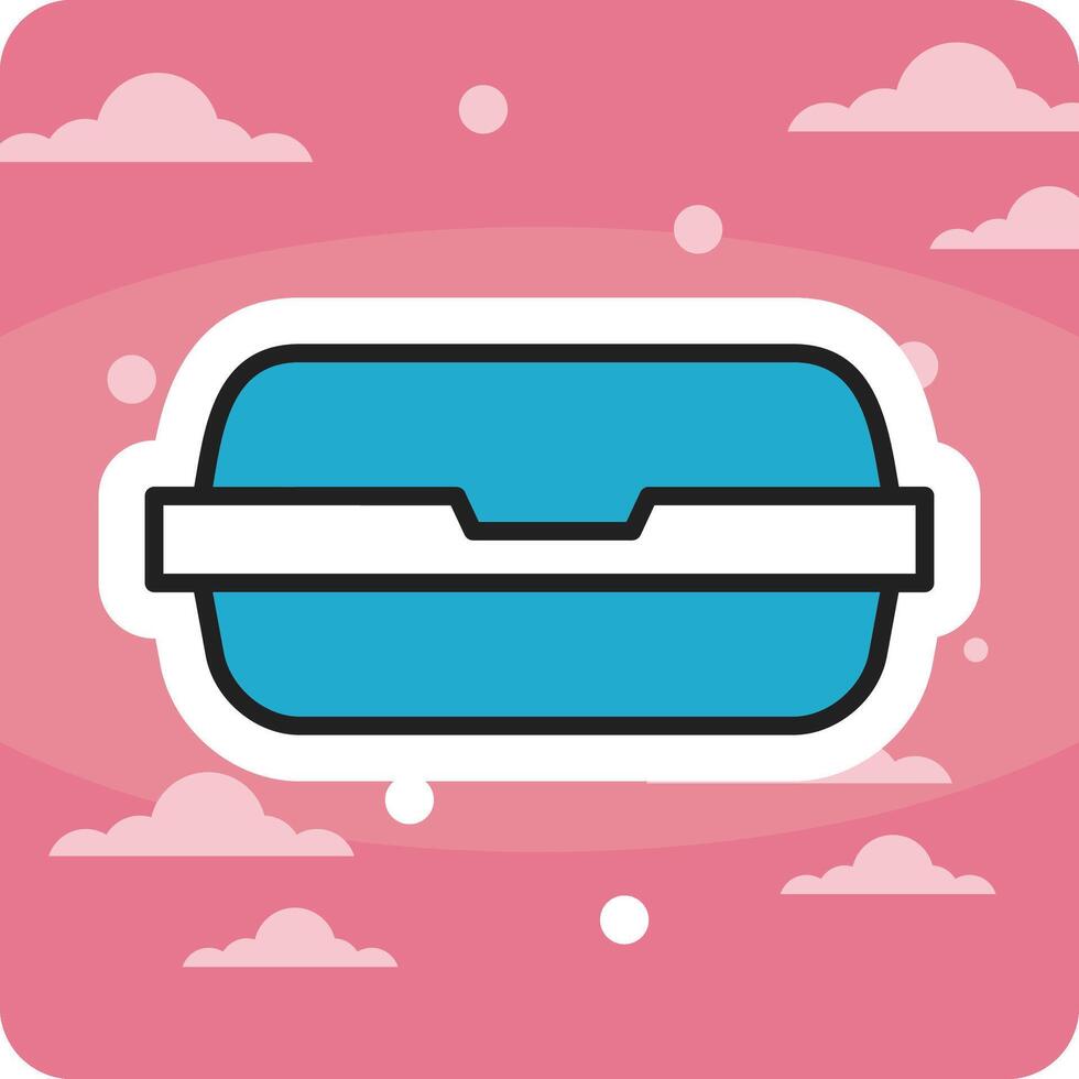 Food Container Vector Icon