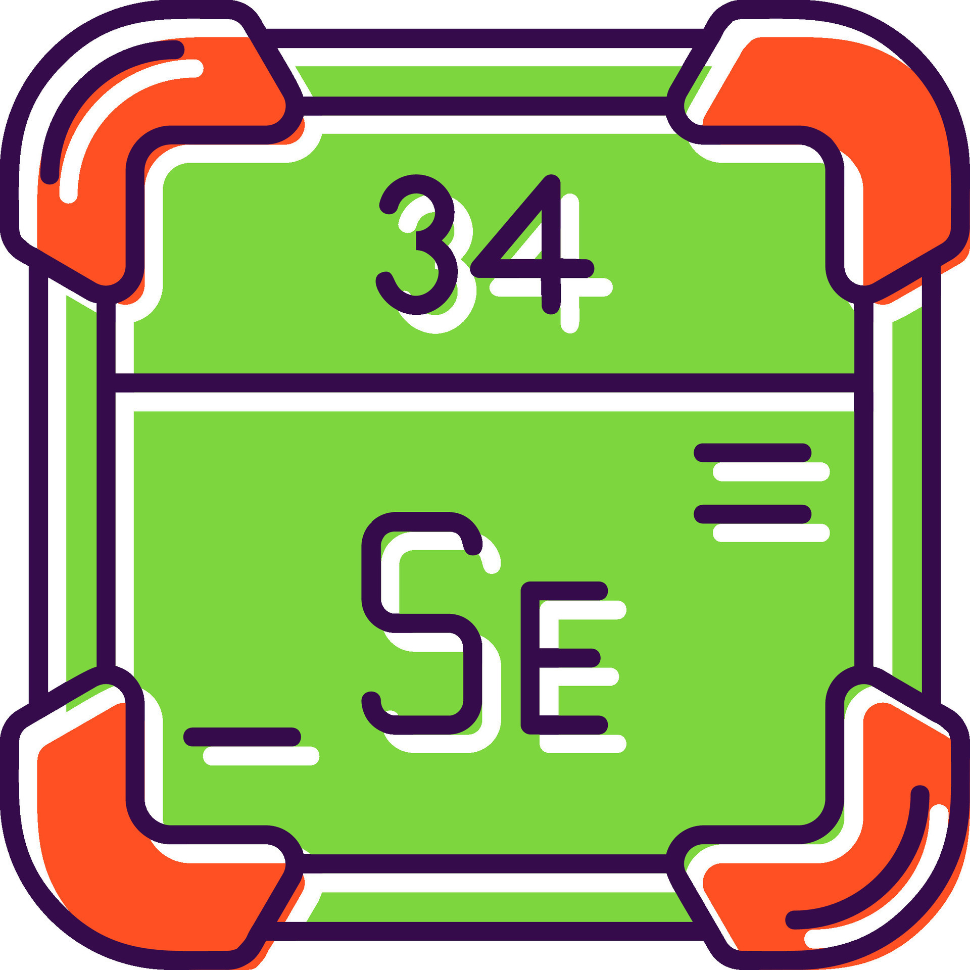 Selenium Filled Icon 38713080 Vector Art at Vecteezy