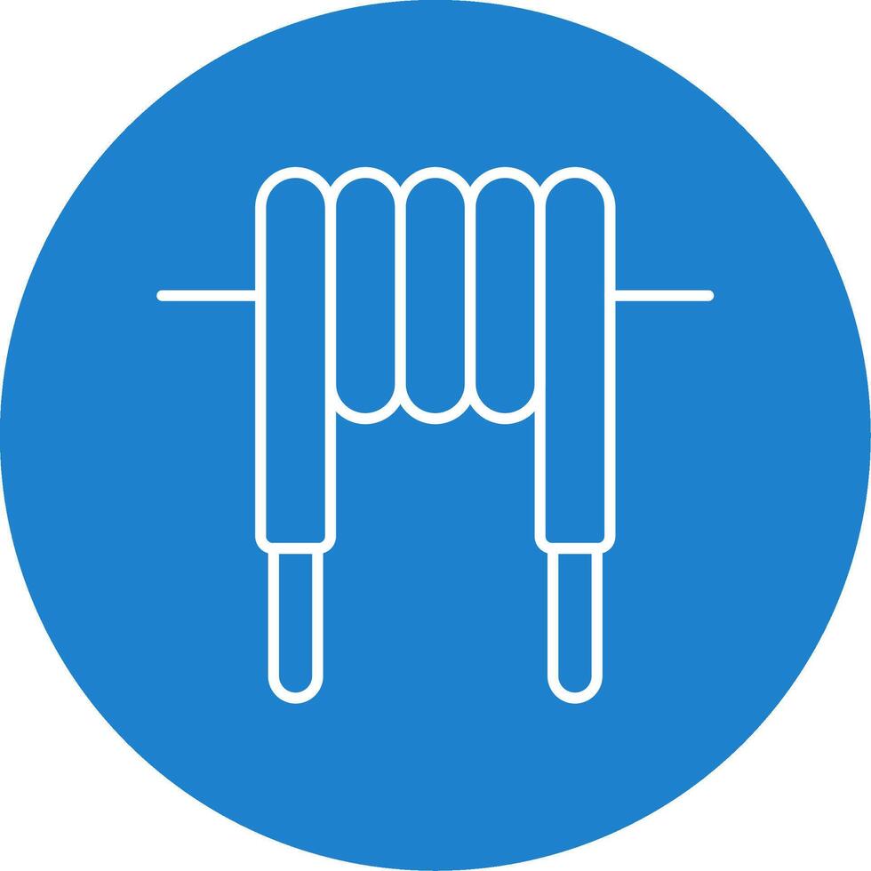 Inductor Line Circle color Icon vector