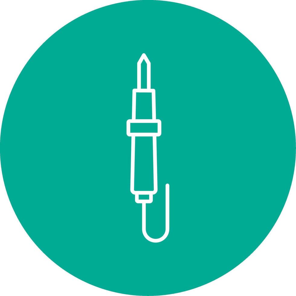 Soldering Line Circle color Icon vector