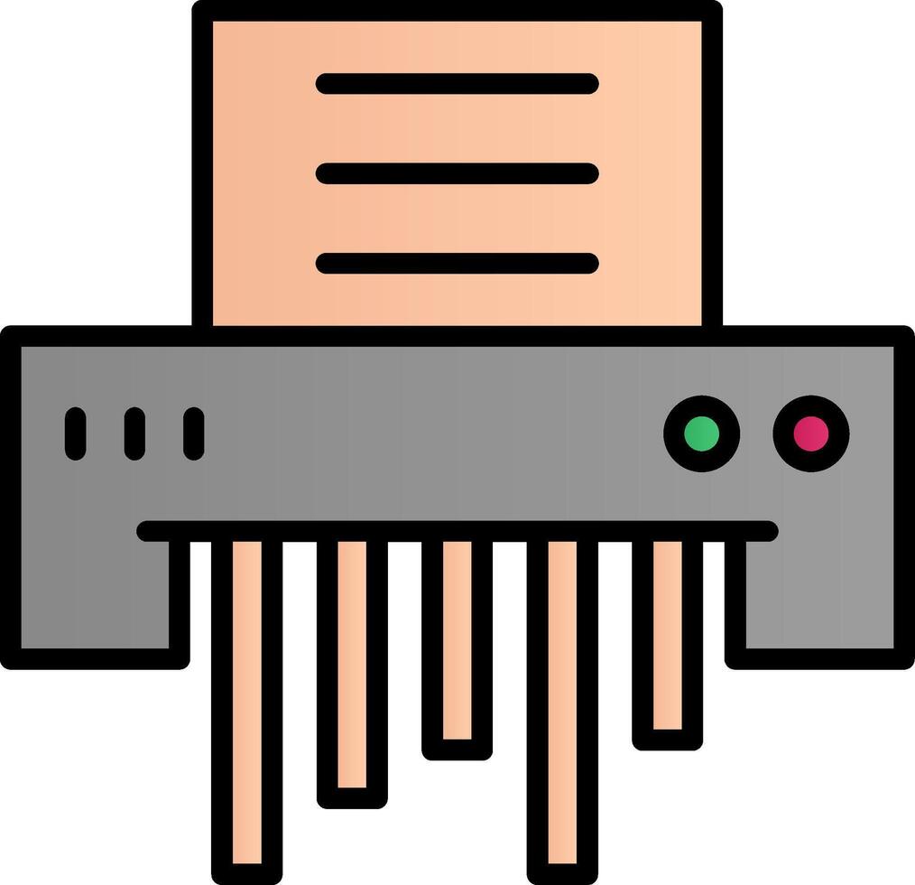 Paper Shredder Vector Icon