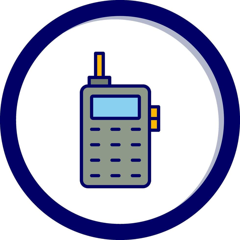 Old Phone Vector Icon