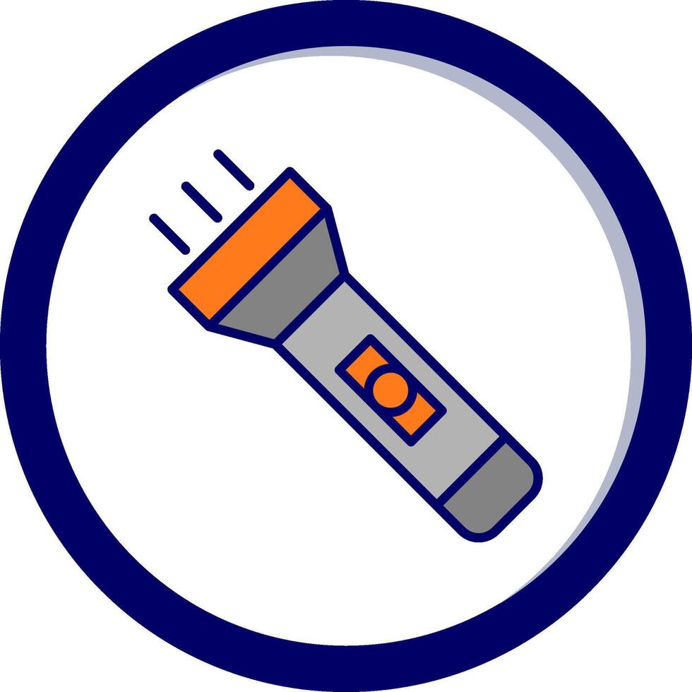 Flashlight Vector Icon