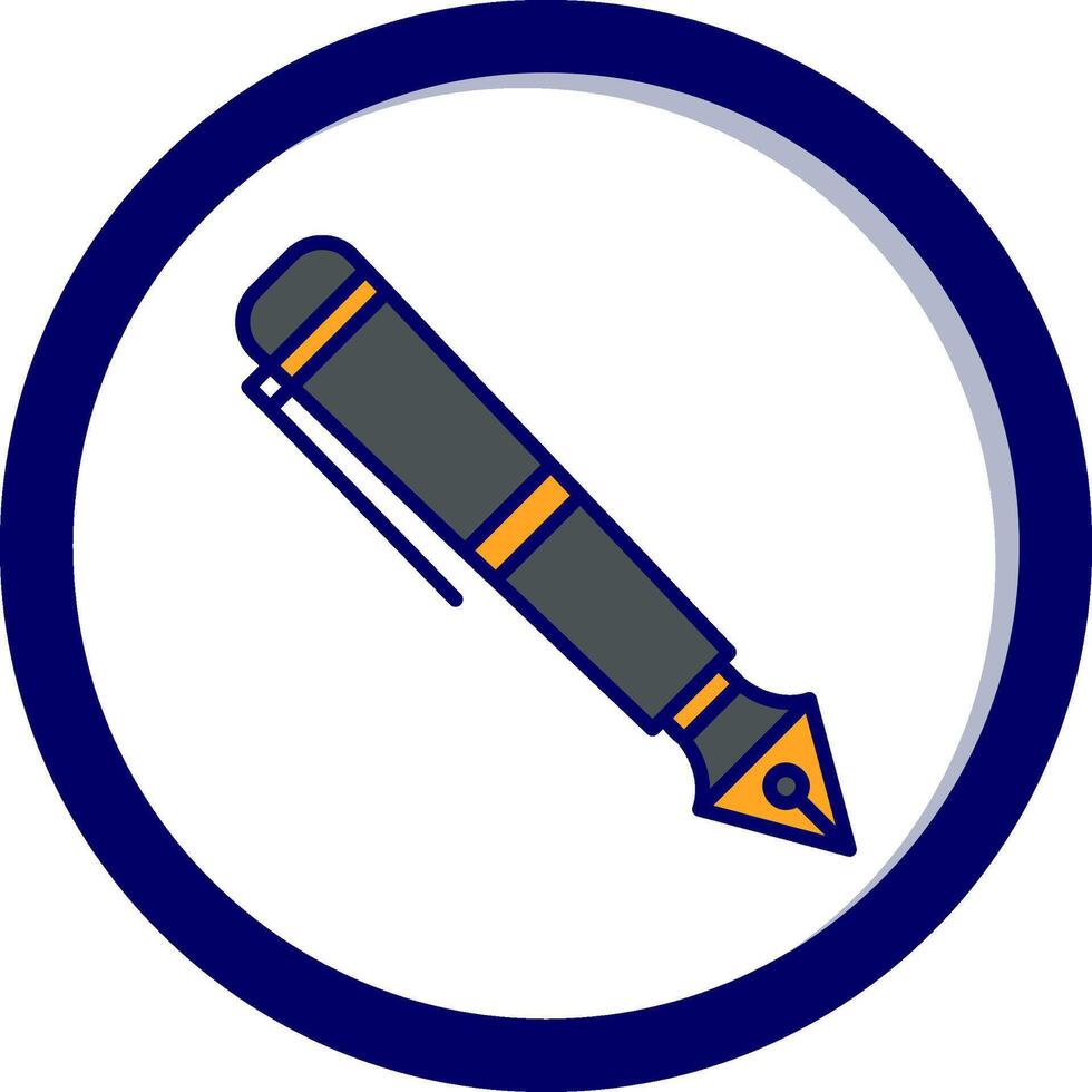 Fountain Pen Vector Icon