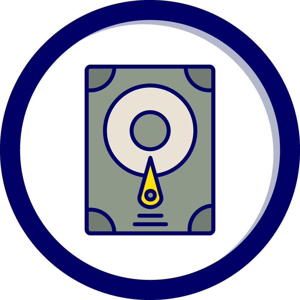Hard Disk Vector Icon