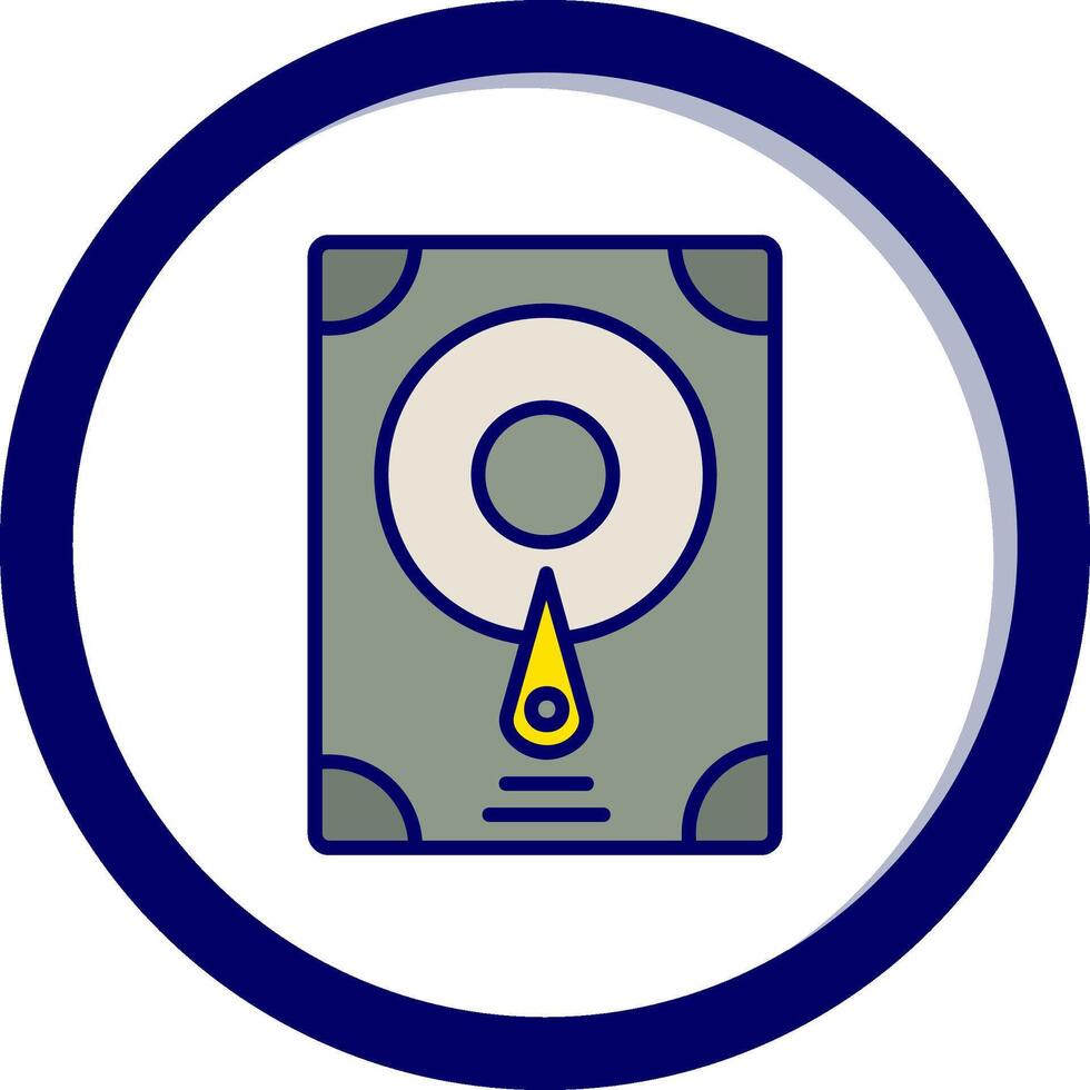 Hard Disk Vector Icon