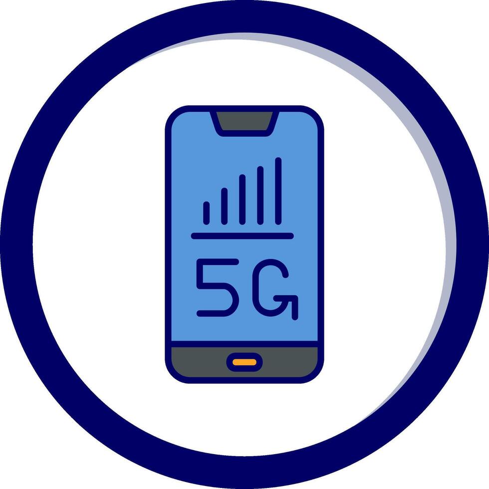 5G Smartphone Vector Icon