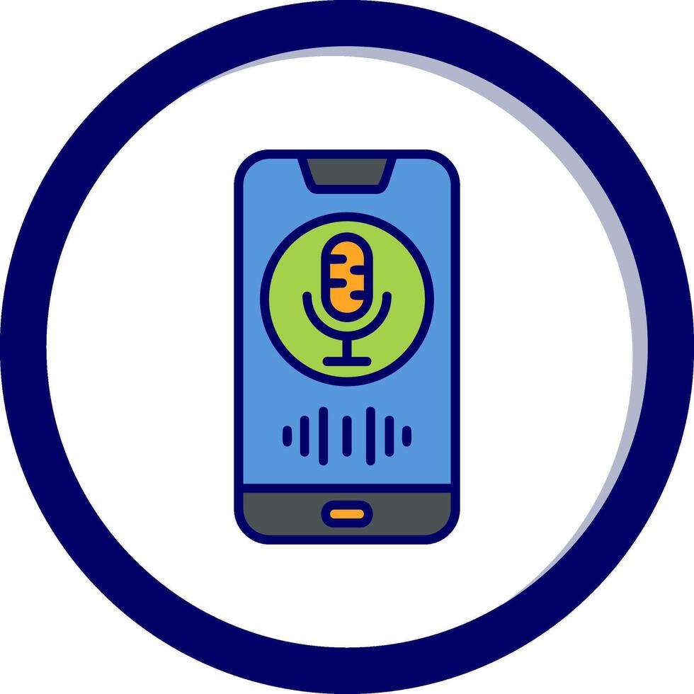 Voice Assistant Vector Icon