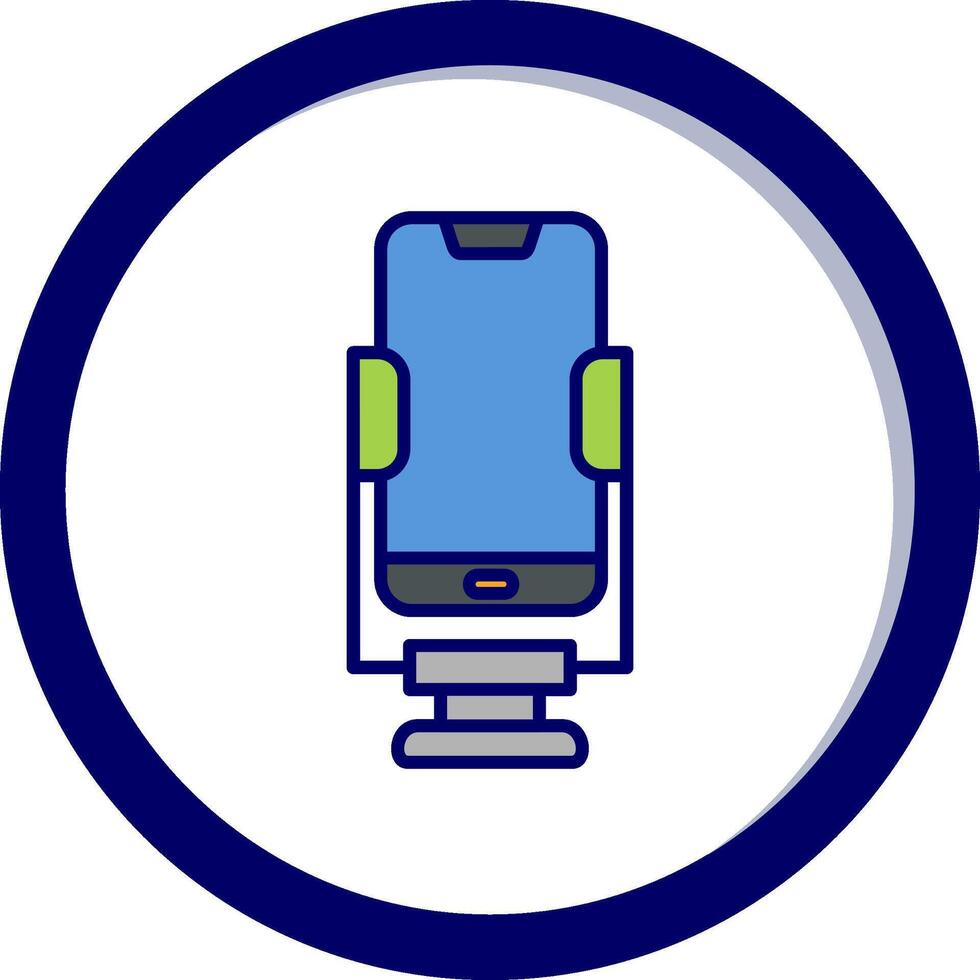 Smartphone Stand Vector Icon