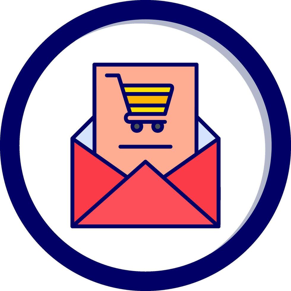 Shopping Email Vector Icon