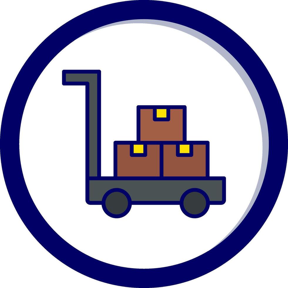 Trolley Vector Icon