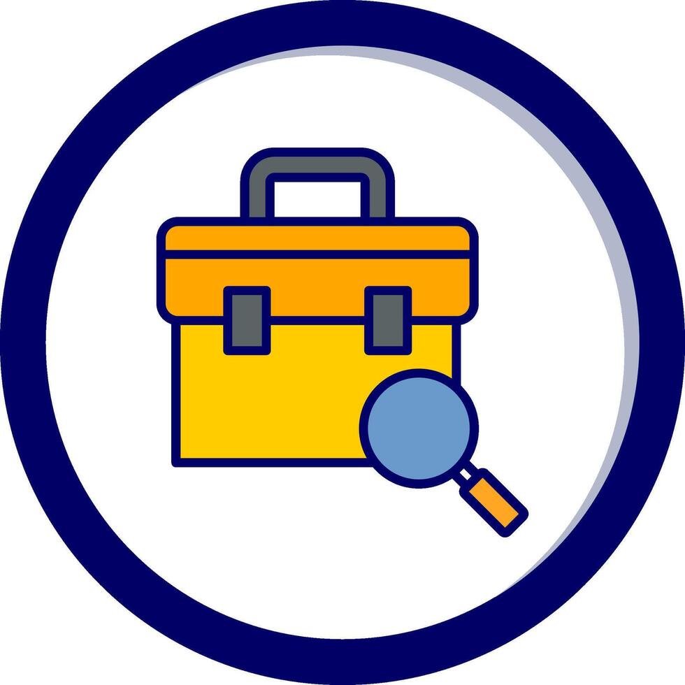 Jobs Search Vector Icon