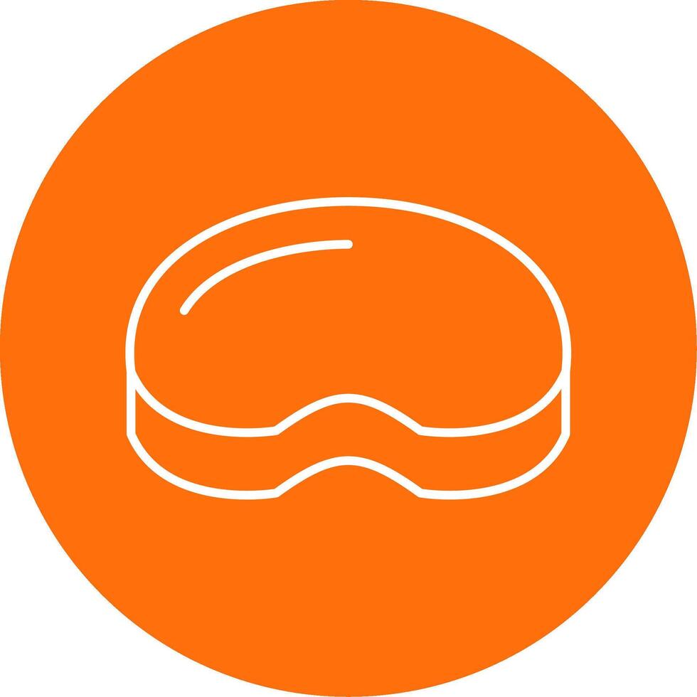 Steak Line Circle color Icon vector