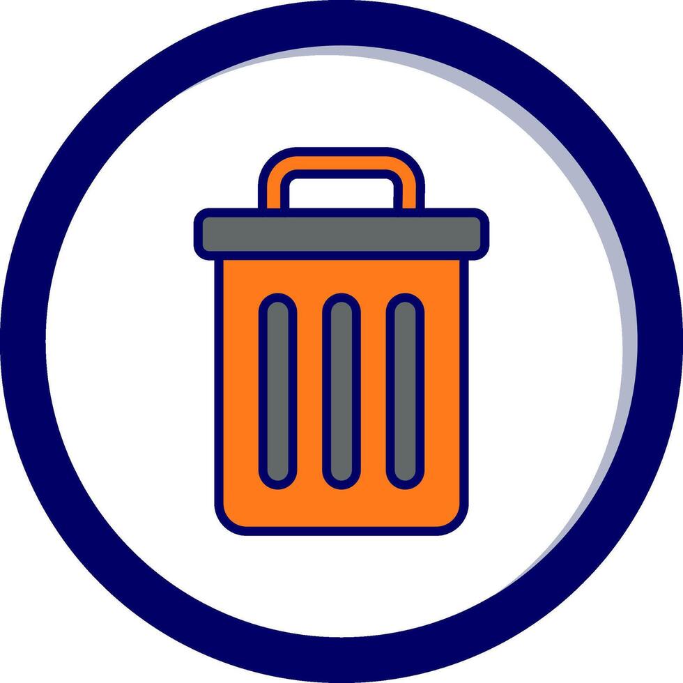 Trash Bin Vector Icon