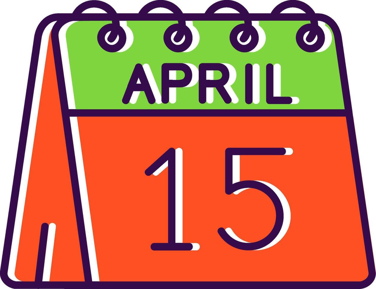 15th-of-april-filled-icon-38714412-vector-art-at-vecteezy