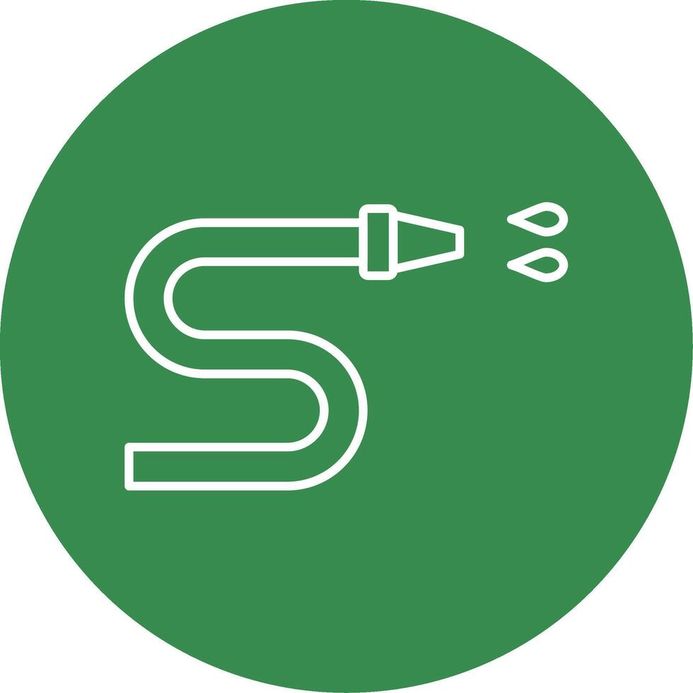 Water Hose Line Circle color Icon vector