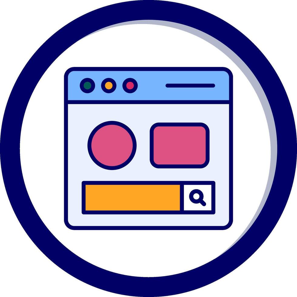 Search Page Vector Icon