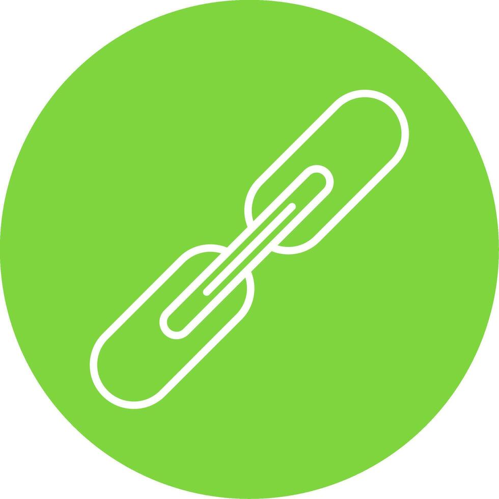 Link Line Circle color Icon vector