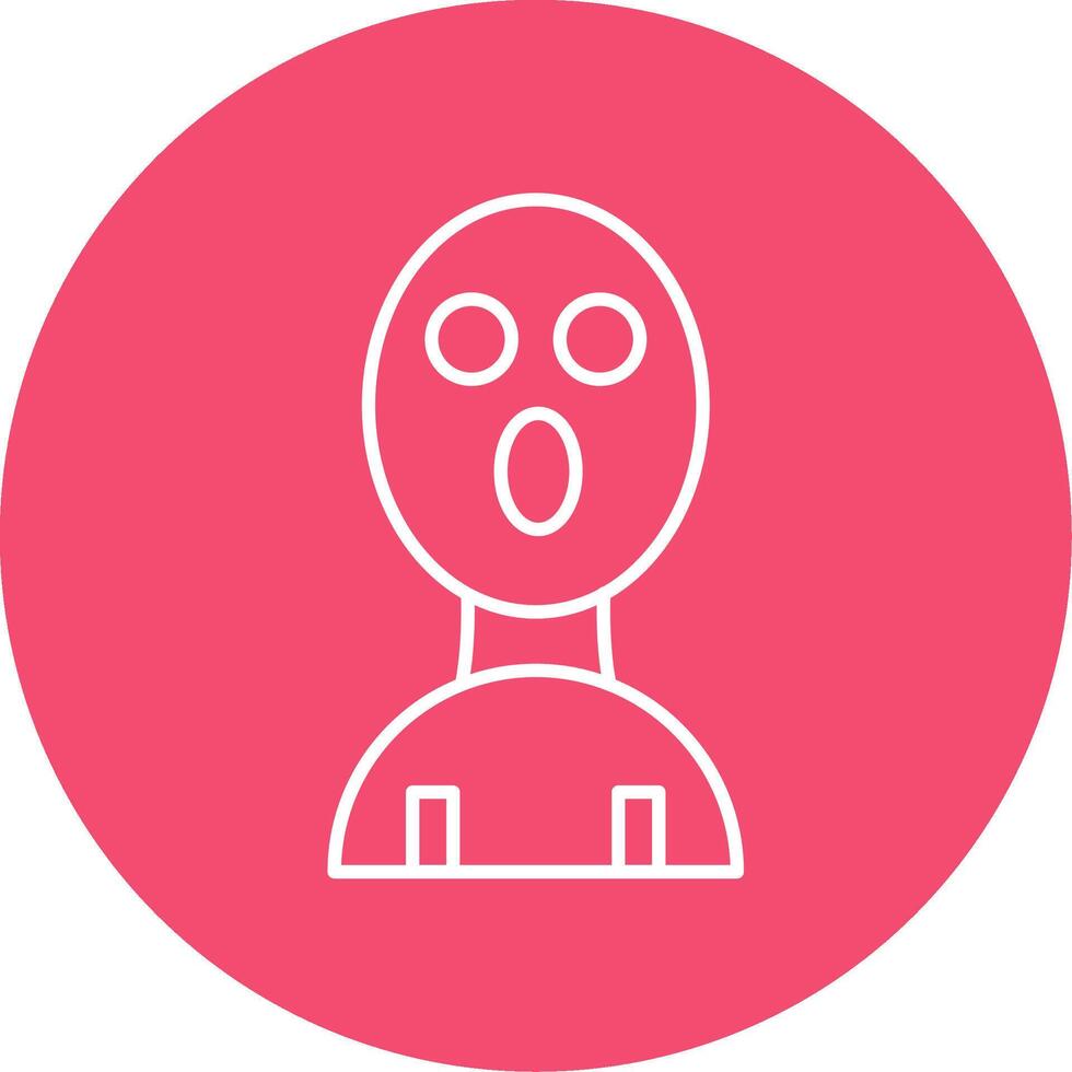 Balaclava Line Circle color Icon vector