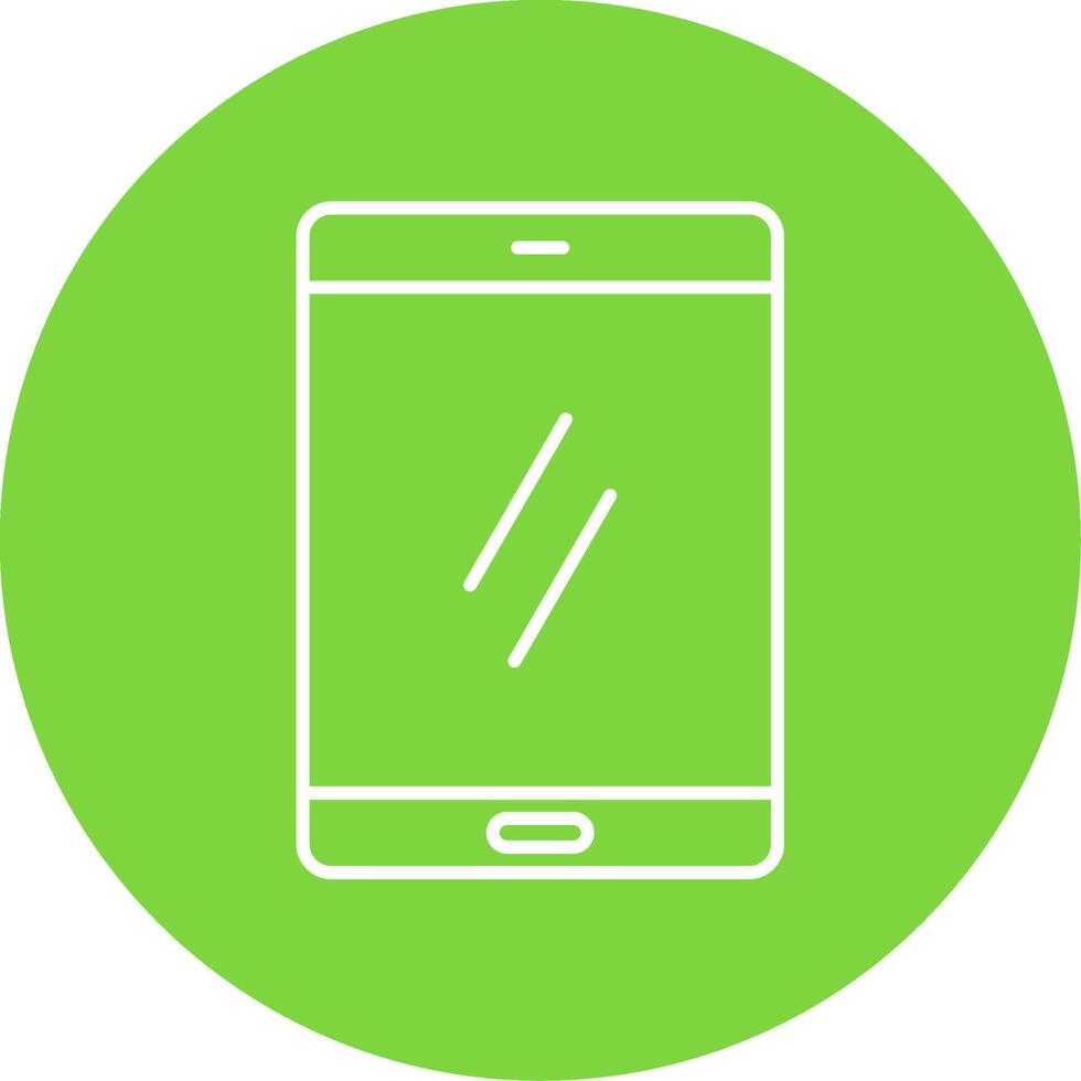 Smartphone Line Circle color Icon vector